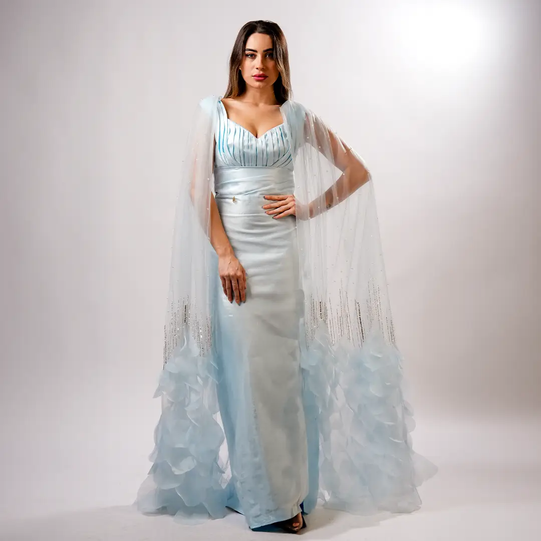 فستان ميكاتو روسي | موديل رقم 997