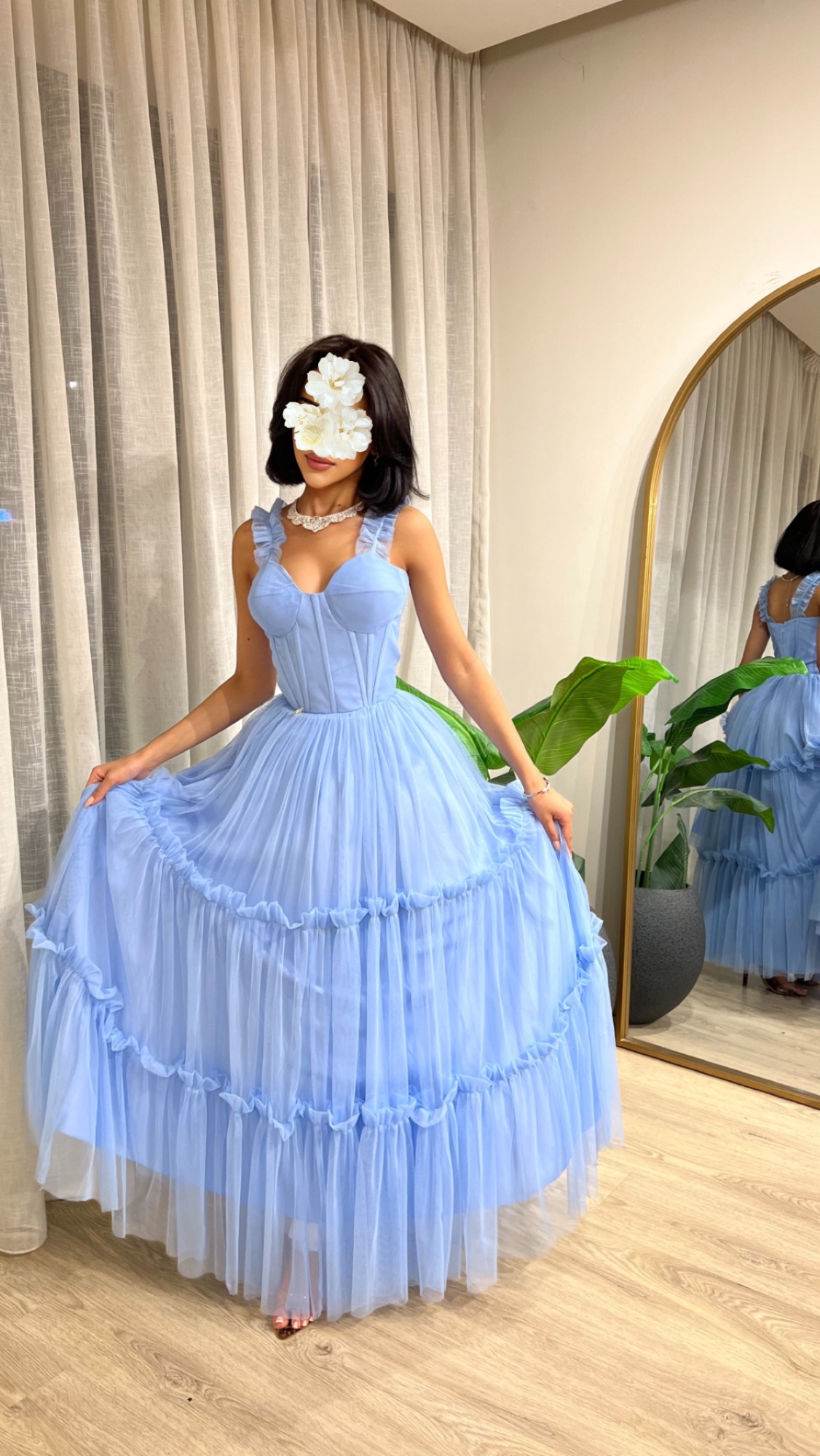 فستان تل ايطالي | موديل رقم 884